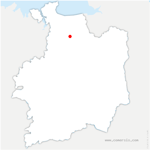 carte de localisation de Cuguen