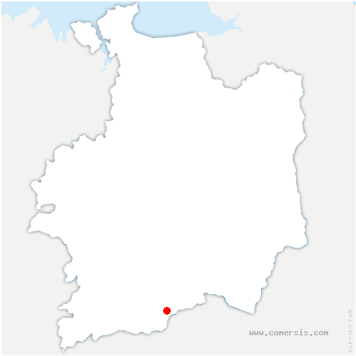 carte de localisation de la Dominelais