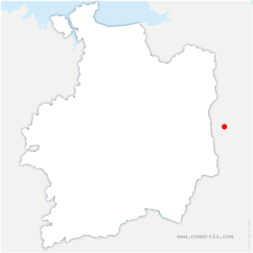 carte de localisation de la Gacilly