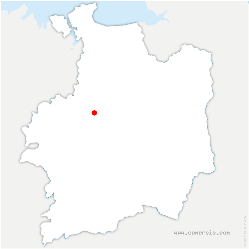 carte de localisation de Gévezé