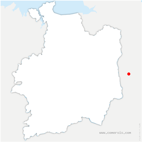 carte de localisation de Glénac