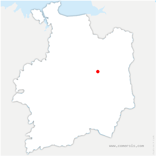 carte de localisation de Gosné
