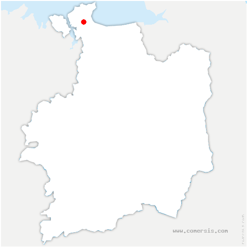 carte de localisation de la Gouesnière