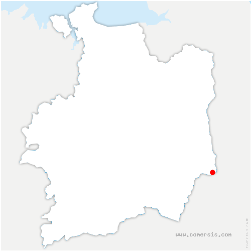 carte de localisation de Guitté