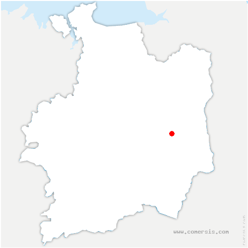 carte de localisation de Landavran