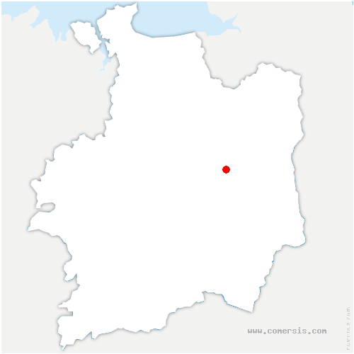 carte de localisation de Liffré