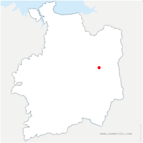 carte de localisation de Livré-sur-Changeon