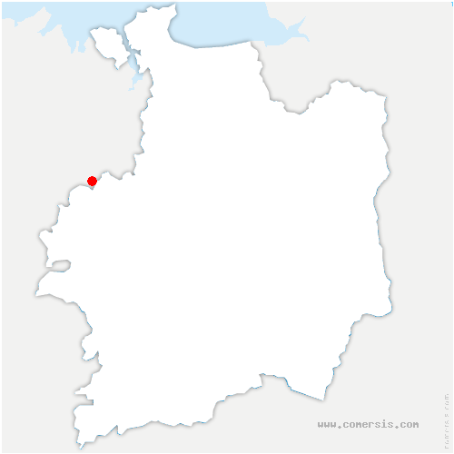 carte de localisation de Médréac