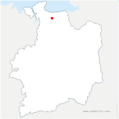 carte de localisation de Mont-Dol