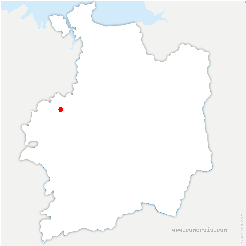 carte de localisation de Montauban-de-Bretagne 