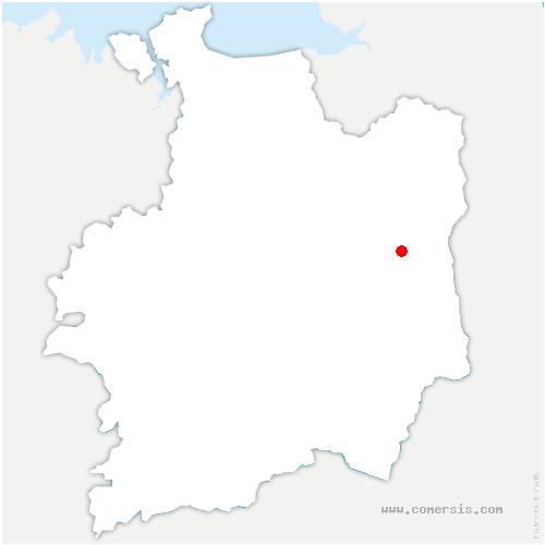 carte de localisation de Montreuil-des-Landes