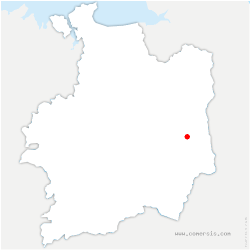 carte de localisation de Montreuil-sous-Pérouse