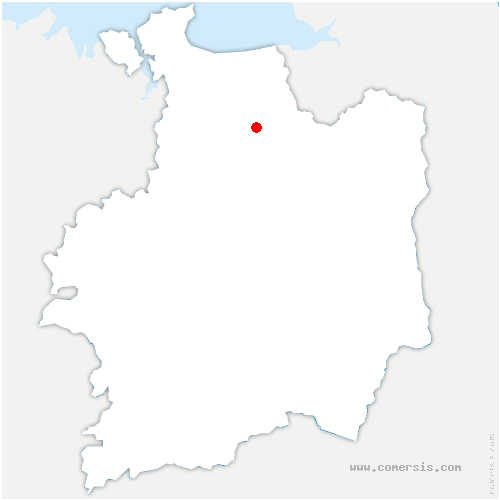 carte de localisation de Noyal-sous-Bazouges