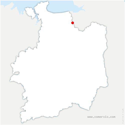 carte de localisation de Pleine-Fougères