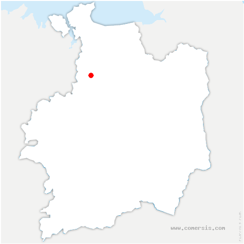 carte de localisation de Saint-Domineuc
