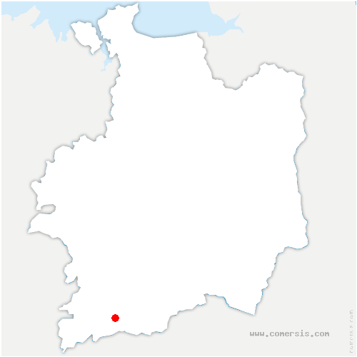 carte de localisation de Saint-Ganton