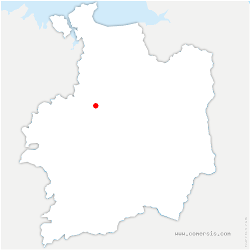 carte de localisation de Saint-Gondran