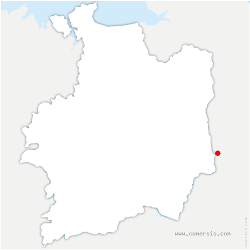 carte de localisation de Saint-Gorgon