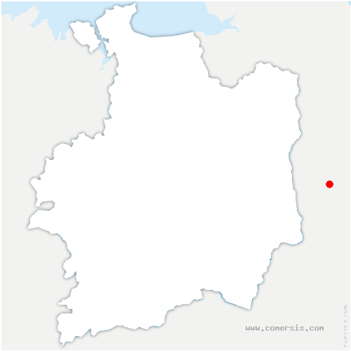 carte de localisation de Saint-Hélen