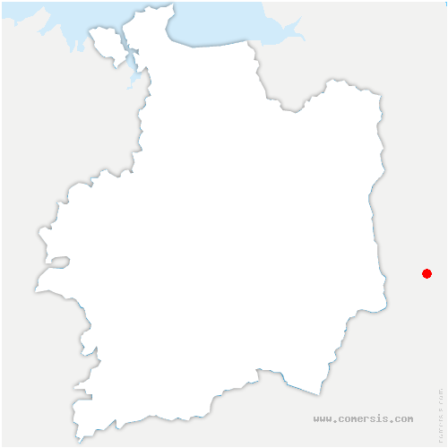 carte de localisation de Saint-Judoce