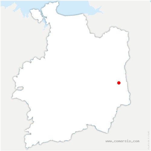 carte de localisation de Saint-M'Hervé