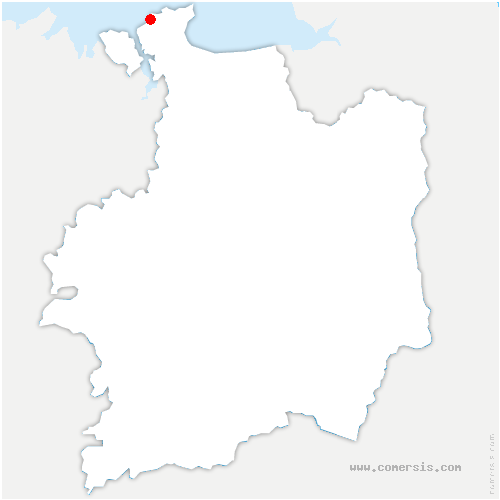 carte de localisation de Saint-Malo