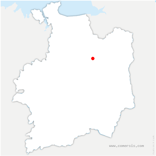 carte de localisation de Saint-Ouen-des-Alleux