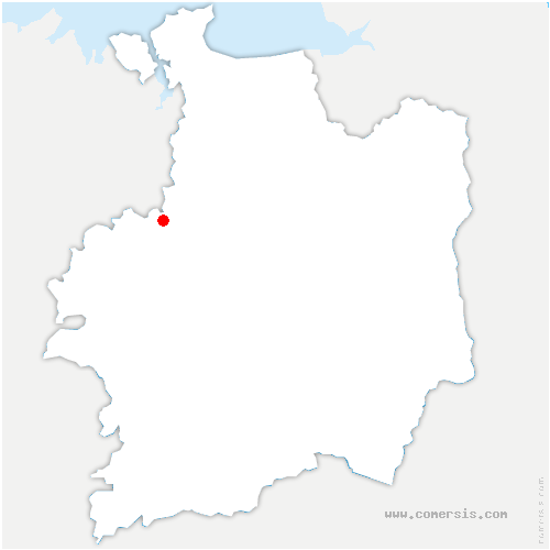 carte de localisation de Saint-Pern