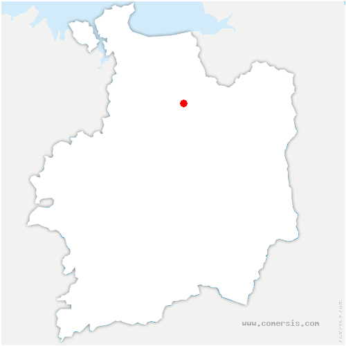 carte de localisation de Saint-Rémy-du-Plain