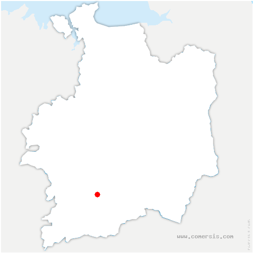 carte de localisation de Saint-Senoux