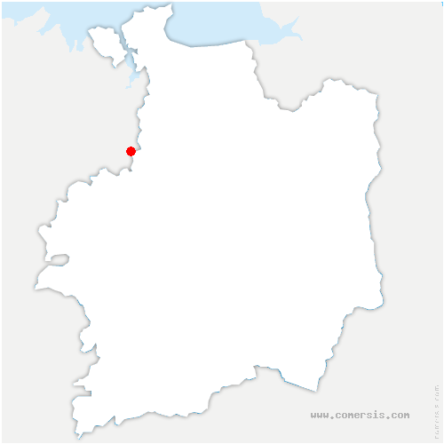 carte de localisation de Saint-Thual