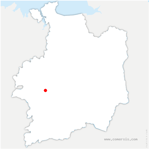 carte de localisation de Saint-Thurial