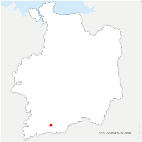 carte de localisation de Sainte-Anne-sur-Vilaine
