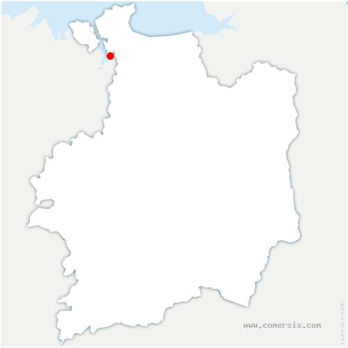 carte de localisation de Ville-ès-Nonais