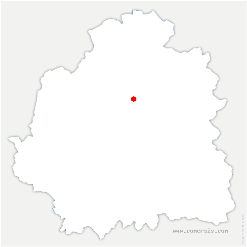 carte de localisation d'Andouillé-Neuville