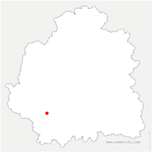 carte de localisation de Chalais