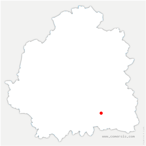 carte de localisation de Charnizay