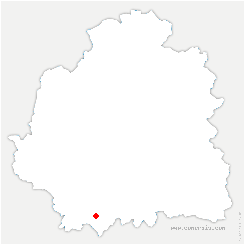 carte de localisation de Châteaumeillant