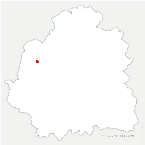 carte de localisation de Chéry