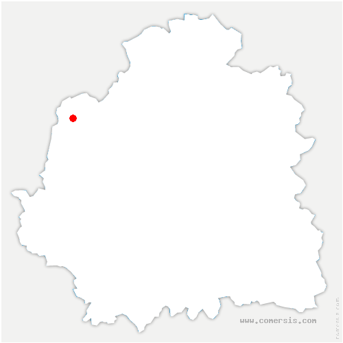 carte de localisation de Genouilly