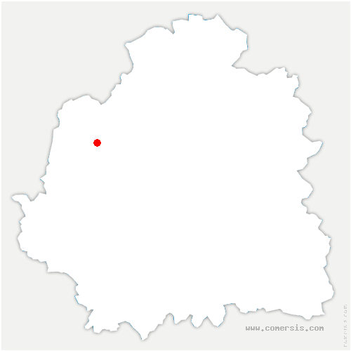 carte de localisation de Lury-sur-Arnon