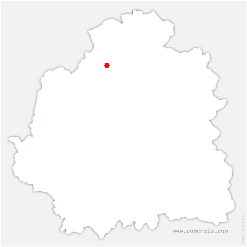 carte de localisation de Neuvy-sur-Barangeon