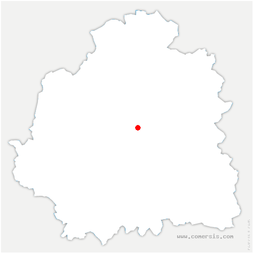 carte de localisation de Niherne