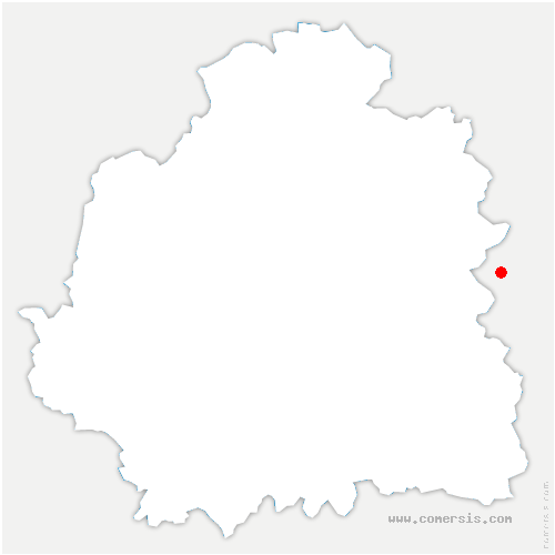 carte de localisation d'Orbigny