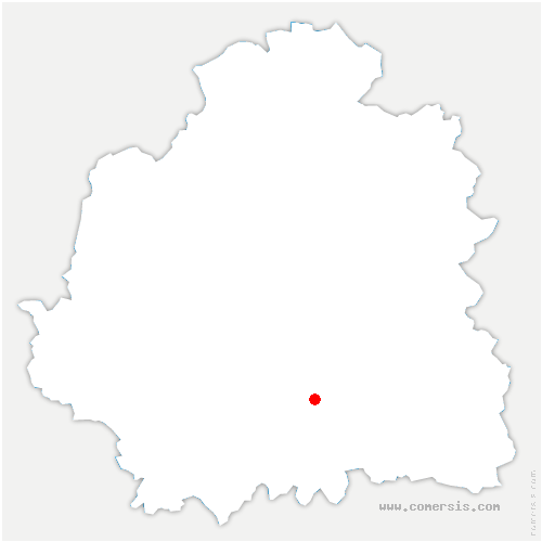 carte de localisation de Rougeou
