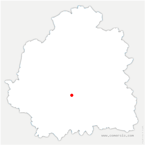 carte de localisation de Saint-Erblon