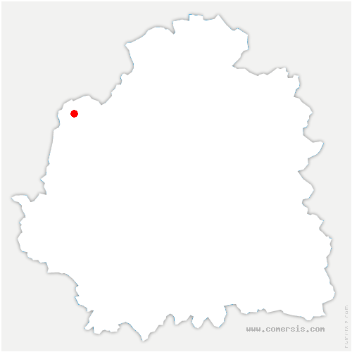 carte de localisation de Saint-Georges-sur-la-Prée