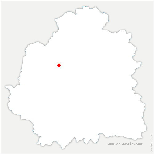 carte de localisation de Saint-Gondran