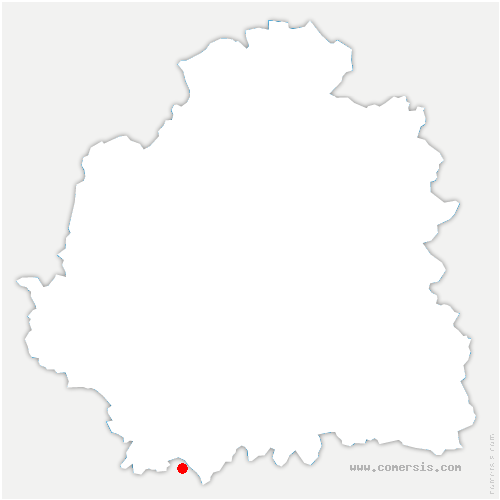 carte de localisation de Saint-Priest-la-Marche