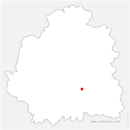 carte de localisation de Veilleins